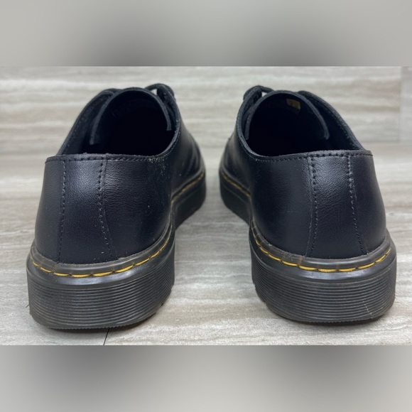 Dr. Martens Zavala Lo Black Leather 3 Hole Oxford Womens Size 8 - Picture 4 of 11
